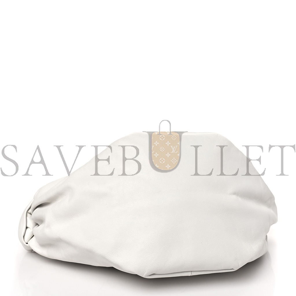 BOTTEGA VENETA CALFSKIN TEEN DOUBLE KNOT HOBO WHITE (25*13*12cm) BOTTEGA VENETA CALFSKIN TEEN DOUBLE KNOT HOBO WHITE (25*13*12cm)
