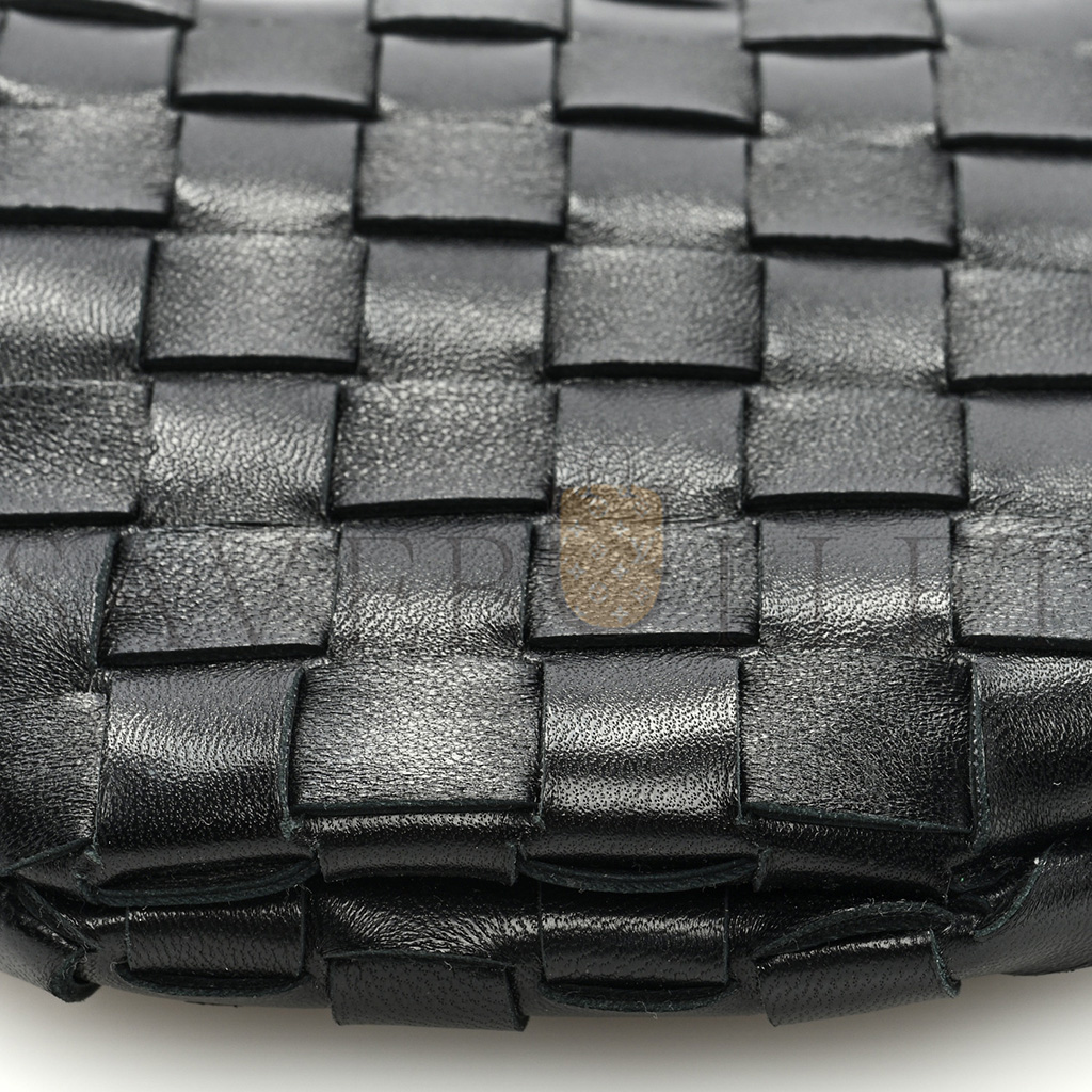 BOTTEGA VENETA NAPPA INTRECCIATO MINI SARDINE BAG BLACK (20*14*3cm) BOTTEGA VENETA NAPPA INTRECCIATO MINI SARDINE BAG BLACK (20*14*3cm)