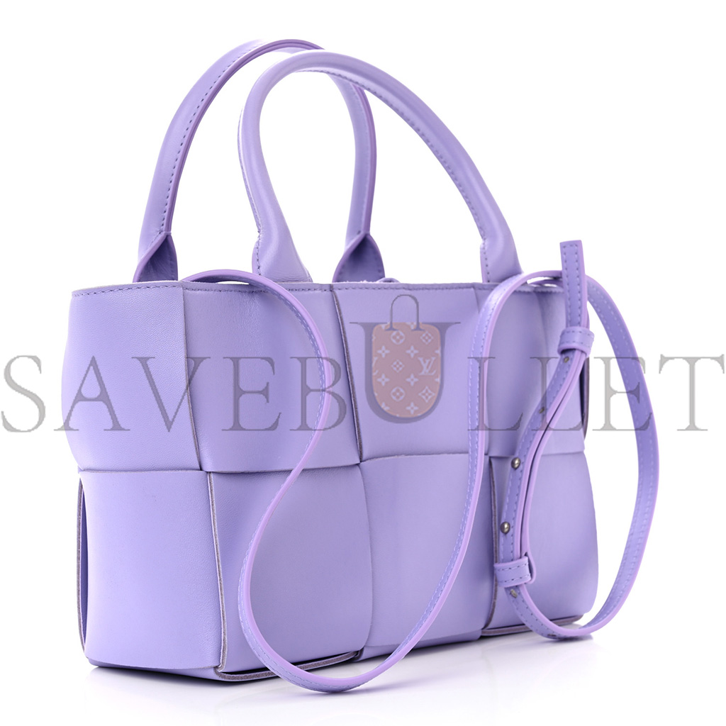 BOTTEGA VENETA NAPPA INTRECCIATO MINI ARCO TOTE WISTERIA (25*17*9cm) BOTTEGA VENETA NAPPA INTRECCIATO MINI ARCO TOTE WISTERIA (25*17*9cm)