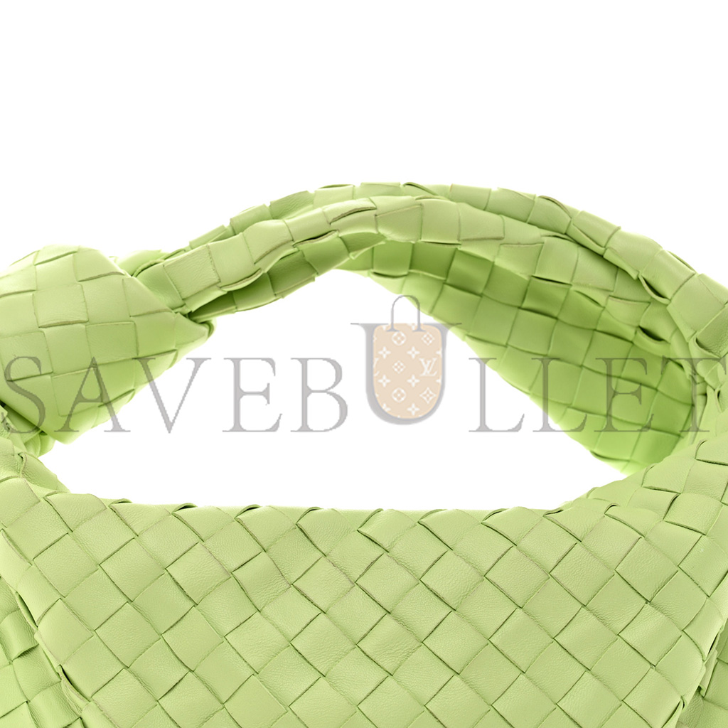 BOTTEGA VENETA NAPPA INTRECCIATO TEEN JODIE HOBO PISTACHIO (34*21*9cm) BOTTEGA VENETA NAPPA INTRECCIATO TEEN JODIE HOBO PISTACHIO (34*21*9cm)