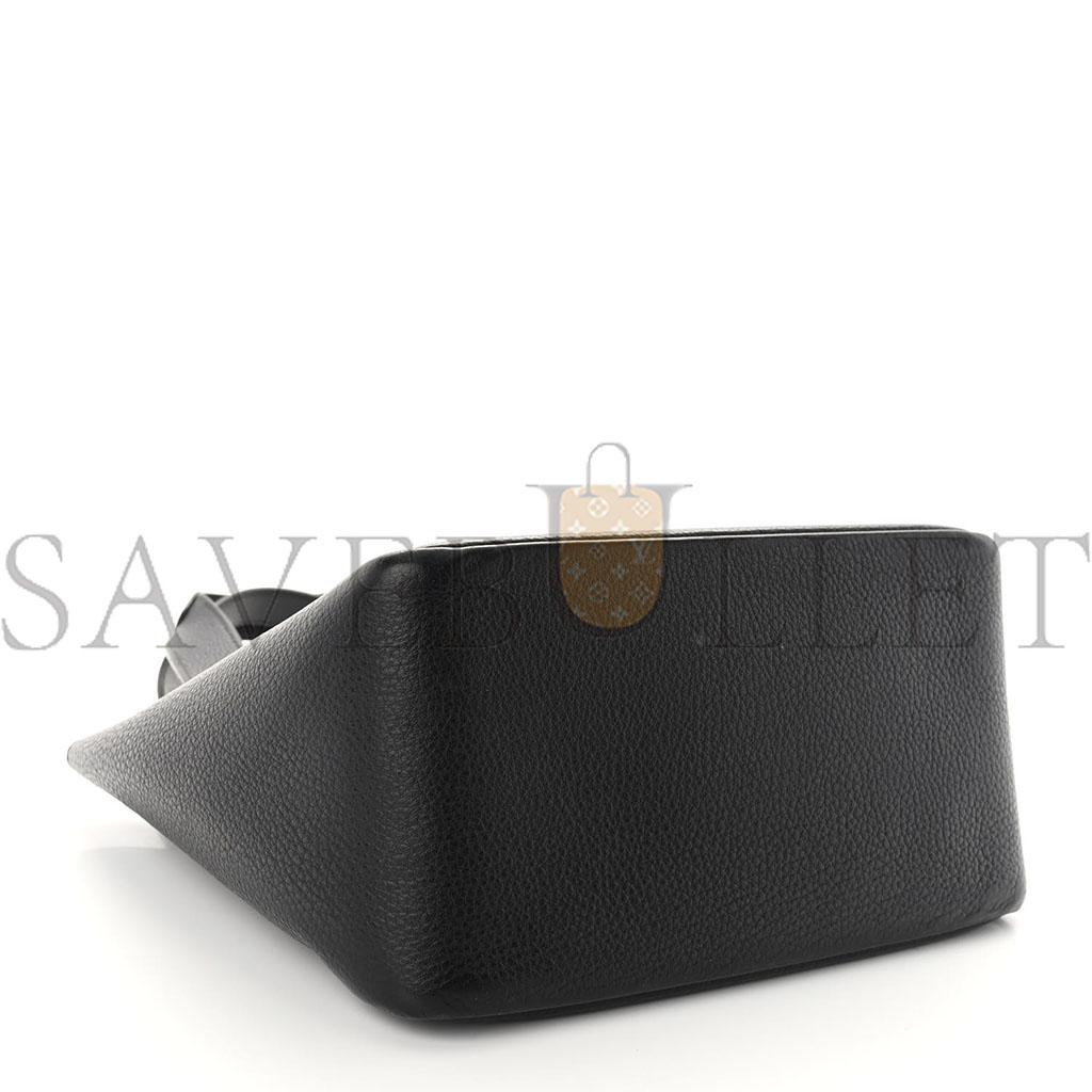 PRADA VITELLO DAINO SOFT MEDIUM DYNAMIQUE TOTE BLACK (25*22*13cm) PRADA VITELLO DAINO SOFT MEDIUM DYNAMIQUE TOTE BLACK (25*22*13cm)