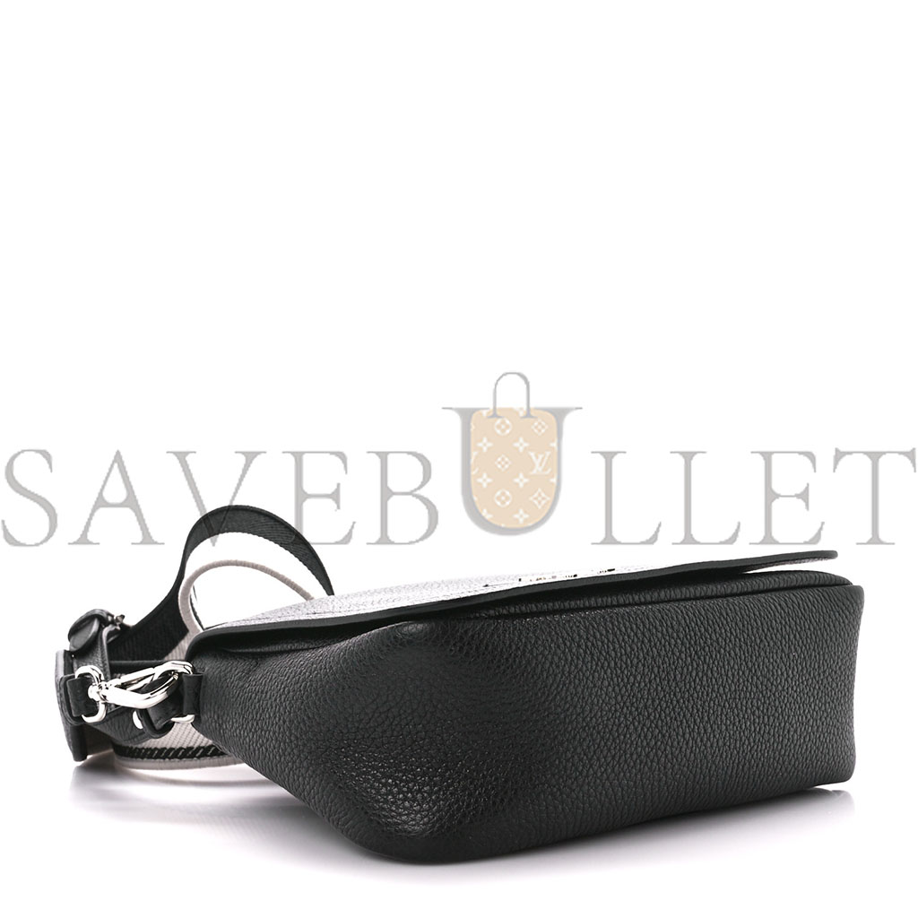 PRADA VITELLO DAINO FLOU FLAP CROSSBODY BLACK (23*15*8cm) PRADA VITELLO DAINO FLOU FLAP CROSSBODY BLACK (23*15*8cm)