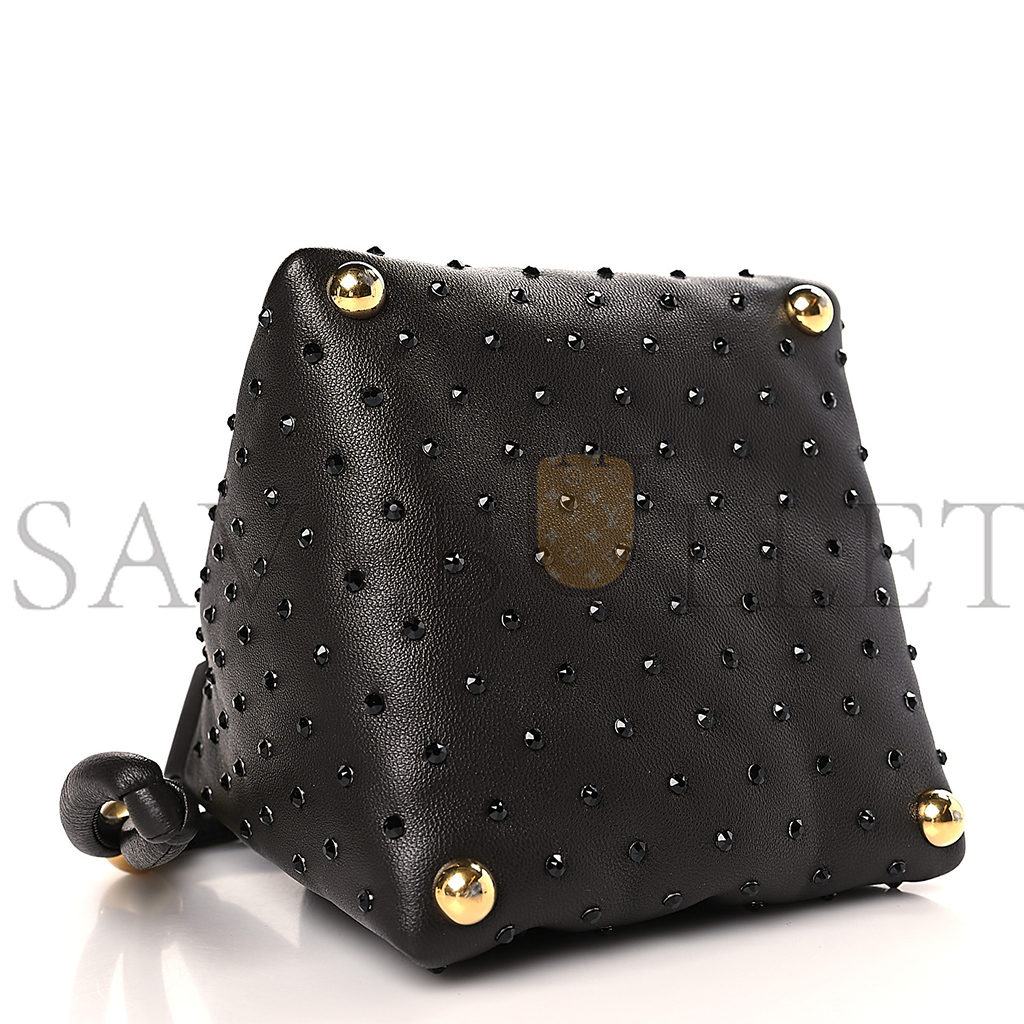 BOTTEGA VENETA NAPPA STRASS PYRAMID BAG FONDANT (15*15*13cm) BOTTEGA VENETA NAPPA STRASS PYRAMID BAG FONDANT (15*15*13cm)
