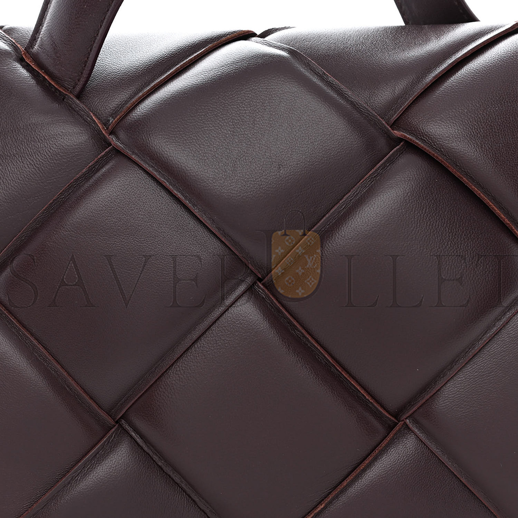 BOTTEGA VENETA NAPPA INTRECCIO PADDED TOP HANDLE SHOULDER BAG GRAPE (30*16*10cm) BOTTEGA VENETA NAPPA INTRECCIO PADDED TOP HANDLE SHOULDER BAG GRAPE (30*16*10cm)