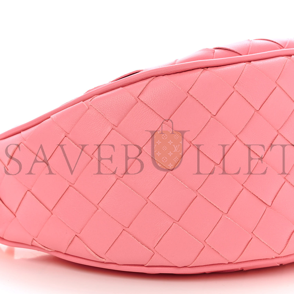 BOTTEGA VENETA NAPPA INTRECCIATO HALF MOON POUCH ON STRAP RIBBON (24*11*10cm) BOTTEGA VENETA NAPPA INTRECCIATO HALF MOON POUCH ON STRAP RIBBON (24*11*10cm)