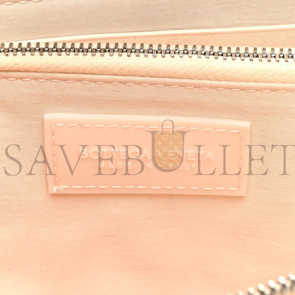 BOTTEGA VENETA NAPPA MAXI INTRECCIATO ZIP AROUND WALLET ROSE MOLE (19*11*2cm) BOTTEGA VENETA NAPPA MAXI INTRECCIATO ZIP AROUND WALLET ROSE MOLE (19*11*2cm)