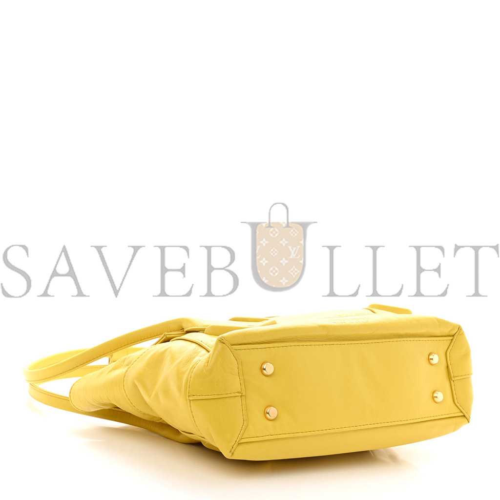 BOTTEGA VENETA PAPER CALFSKIN MAXI INTRECCIATO SMALL ARCO MIRABELLE (22*19*8cm) BOTTEGA VENETA PAPER CALFSKIN MAXI INTRECCIATO SMALL ARCO MIRABELLE (22*19*8cm)