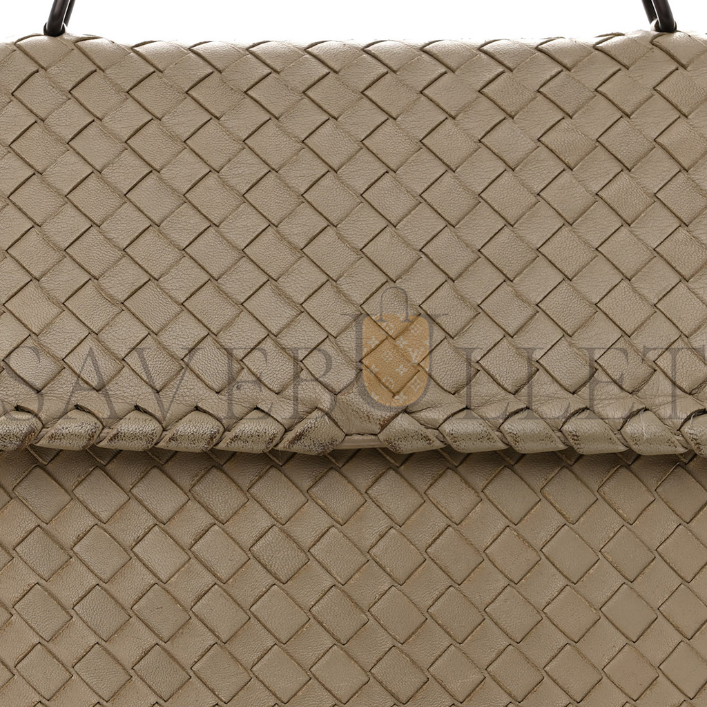 BOTTEGA VENETA NAPPA INTRECCIATO OLIMPIA SHOULDER BAG LIMESTONE (28*19*10cm) BOTTEGA VENETA NAPPA INTRECCIATO OLIMPIA SHOULDER BAG LIMESTONE (28*19*10cm)
