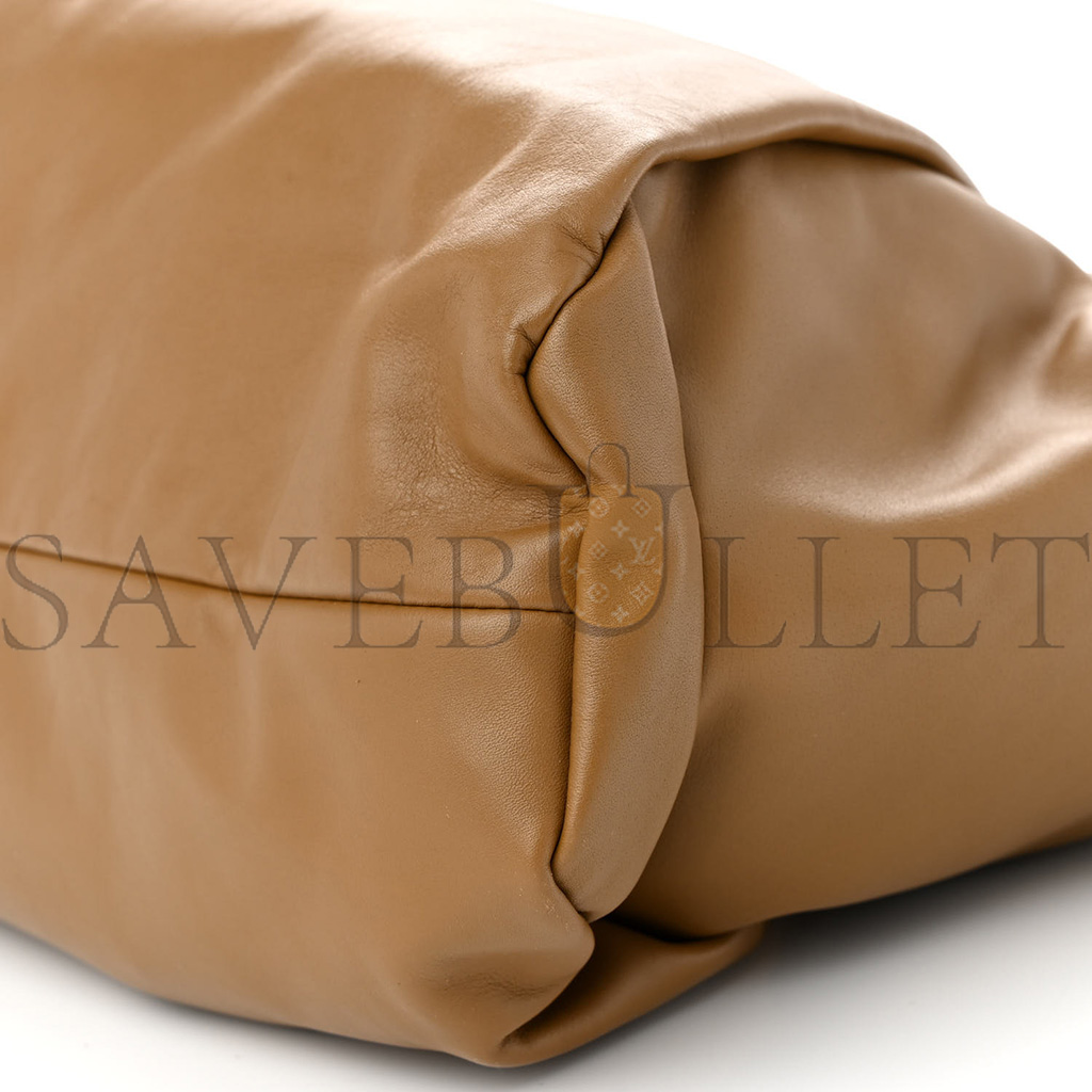 BOTTEGA VENETA SMOOTH BUTTER CALFSKIN SMALL THE SHOULDER POUCH MOUTARDE (38*17*11cm) BOTTEGA VENETA SMOOTH BUTTER CALFSKIN SMALL THE SHOULDER POUCH MOUTARDE (38*17*11cm)