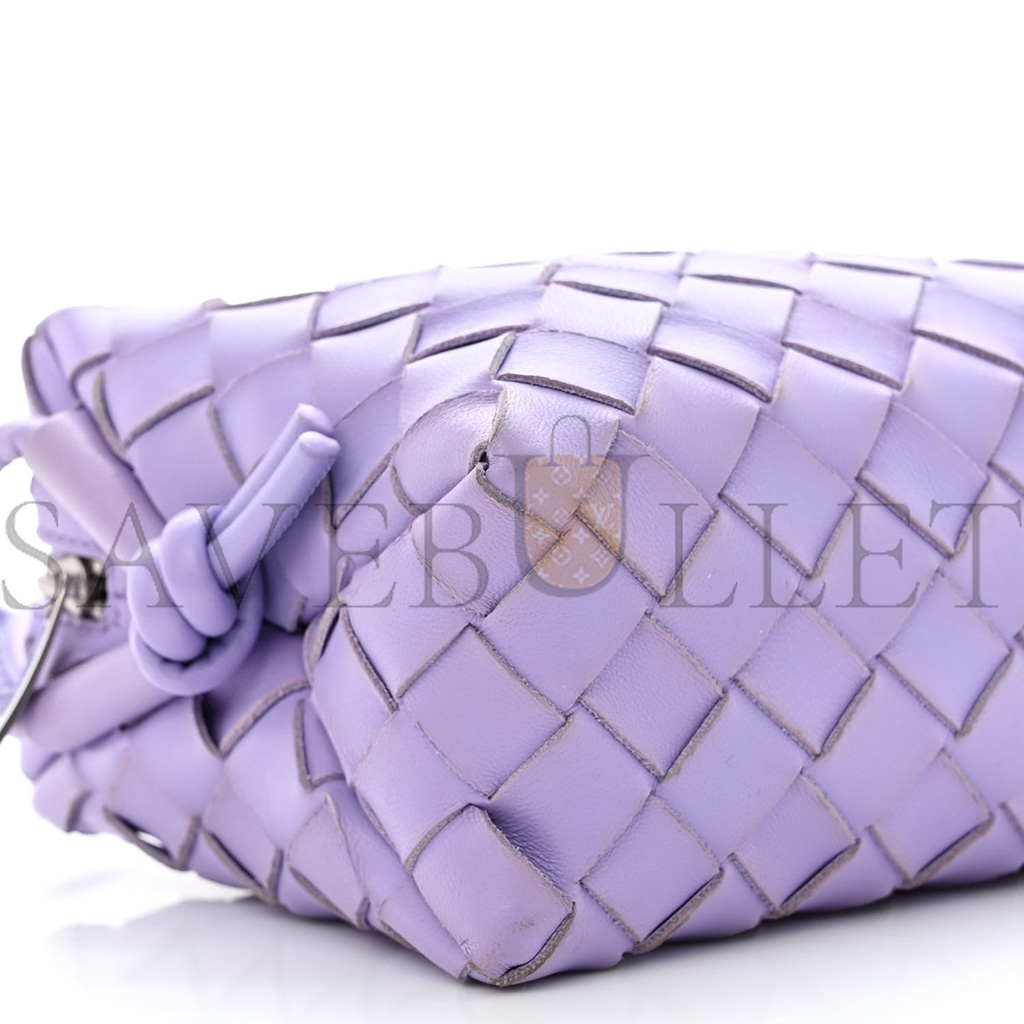 BOTTEGA VENETA NAPPA INTRECCIATO MINI LOOP CAMERA BAG WISTERIA (17*11*7cm) BOTTEGA VENETA NAPPA INTRECCIATO MINI LOOP CAMERA BAG WISTERIA (17*11*7cm)