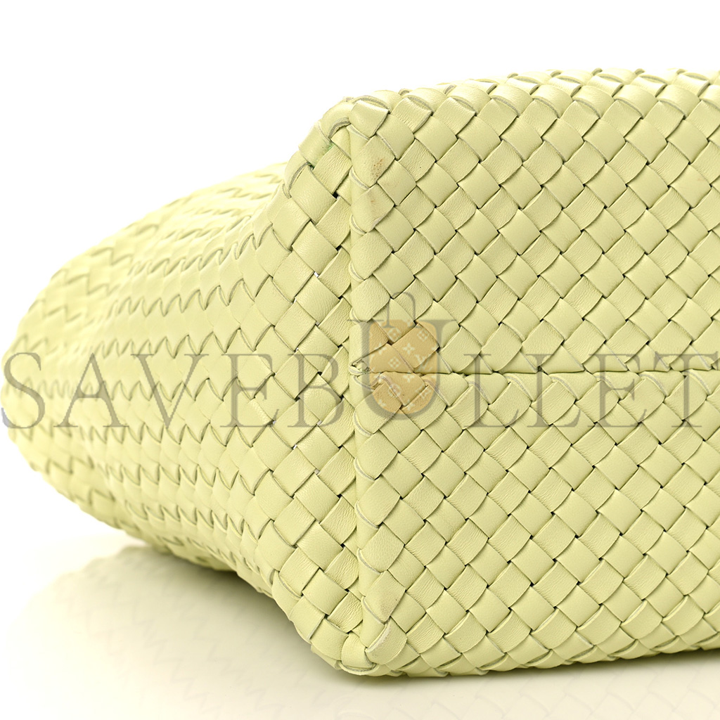 BOTTEGA VENETA LAMBSKIN INTRECCIO MEDIUM CABAT LEMON WASHED (41*25*17cm) BOTTEGA VENETA LAMBSKIN INTRECCIO MEDIUM CABAT LEMON WASHED (41*25*17cm)