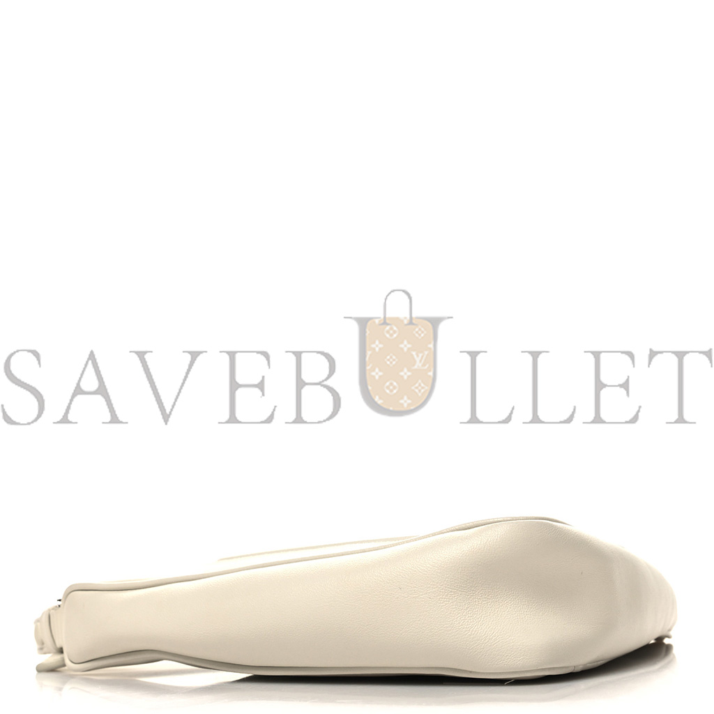 PRADA GRACE LUX TRIANGLE POUCH WHITE (26*14*8cm) PRADA GRACE LUX TRIANGLE POUCH WHITE (26*14*8cm)