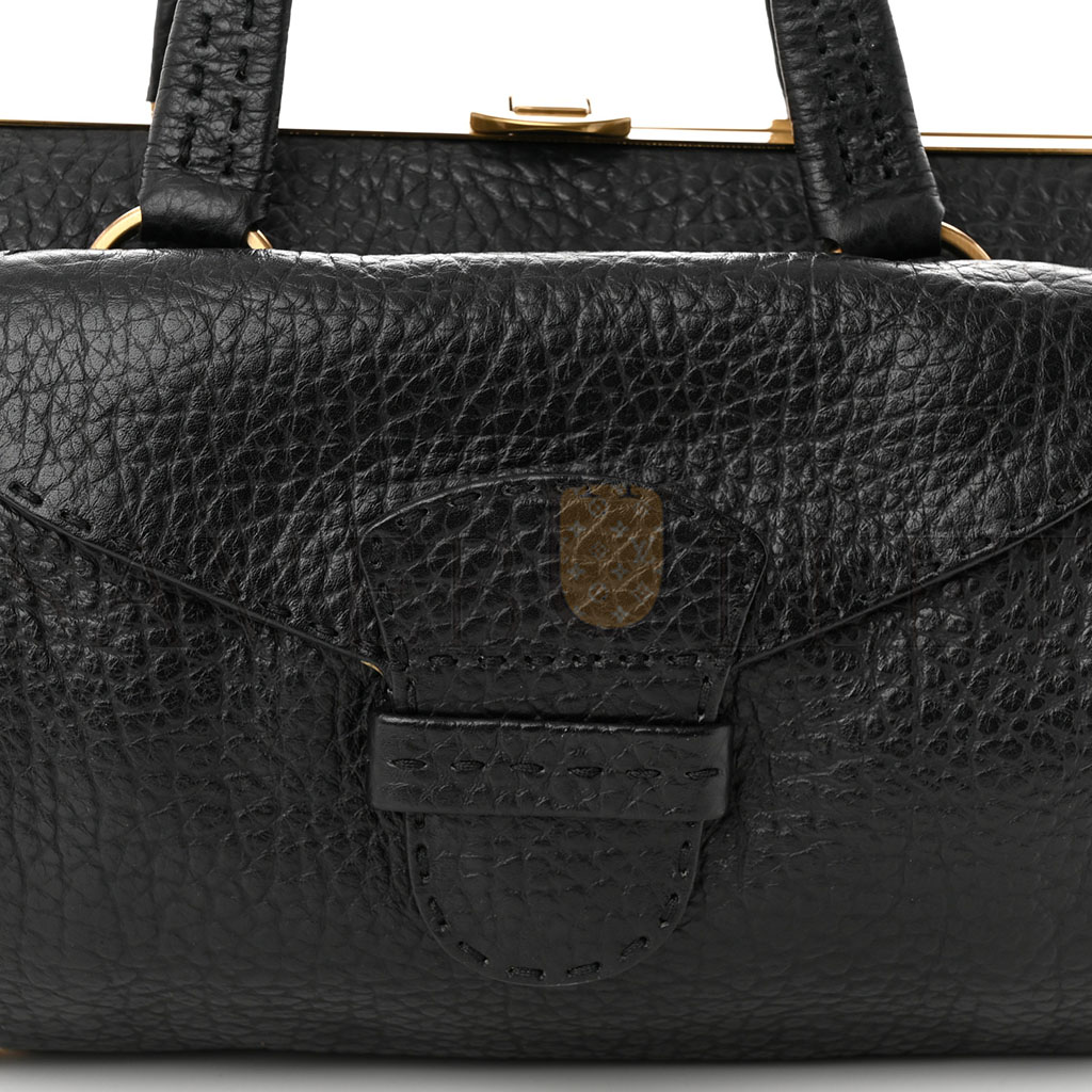 PRADA CERVO BERLINO SATCHEL BLACK (31*20*15cm) PRADA CERVO BERLINO SATCHEL BLACK (31*20*15cm)
