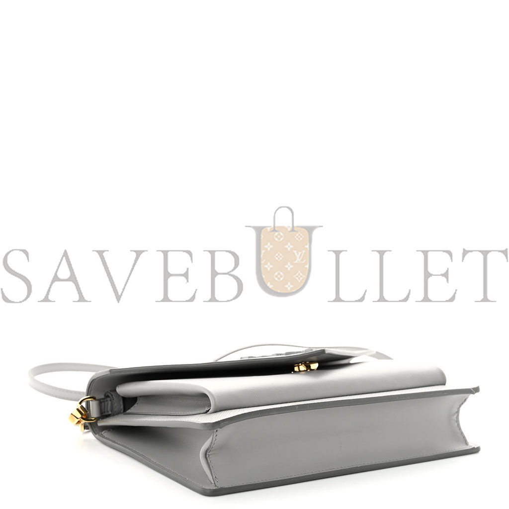 PRADA CITY CALFSKIN SAFFIANO ENVELOPE FLAP WITH CHAIN NUBE (20*13*4cm) PRADA CITY CALFSKIN SAFFIANO ENVELOPE FLAP WITH CHAIN NUBE (20*13*4cm)