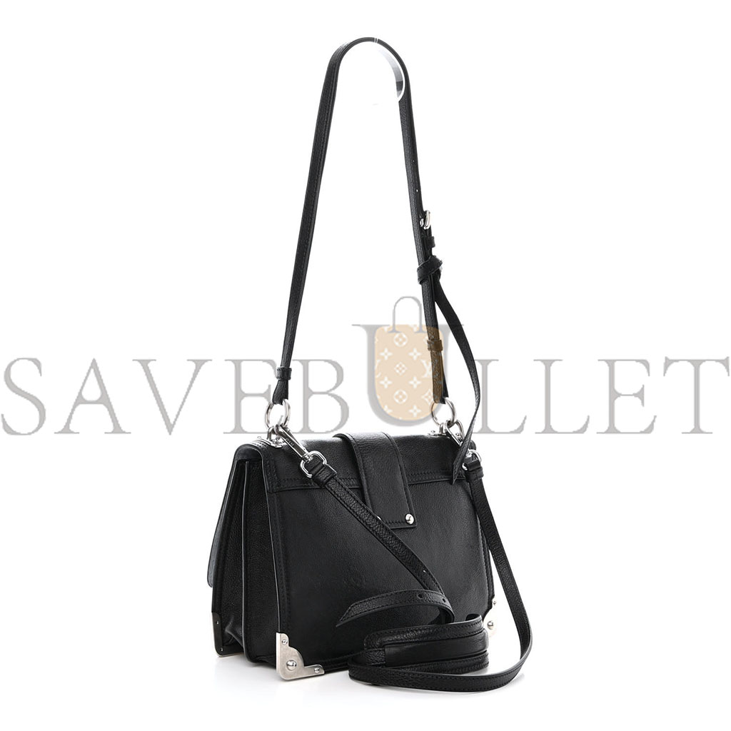 PRADA GLACE CALFSKIN LARGE SOFT CAHIER BAG BLACK (23*17*8cm) PRADA GLACE CALFSKIN LARGE SOFT CAHIER BAG BLACK (23*17*8cm)