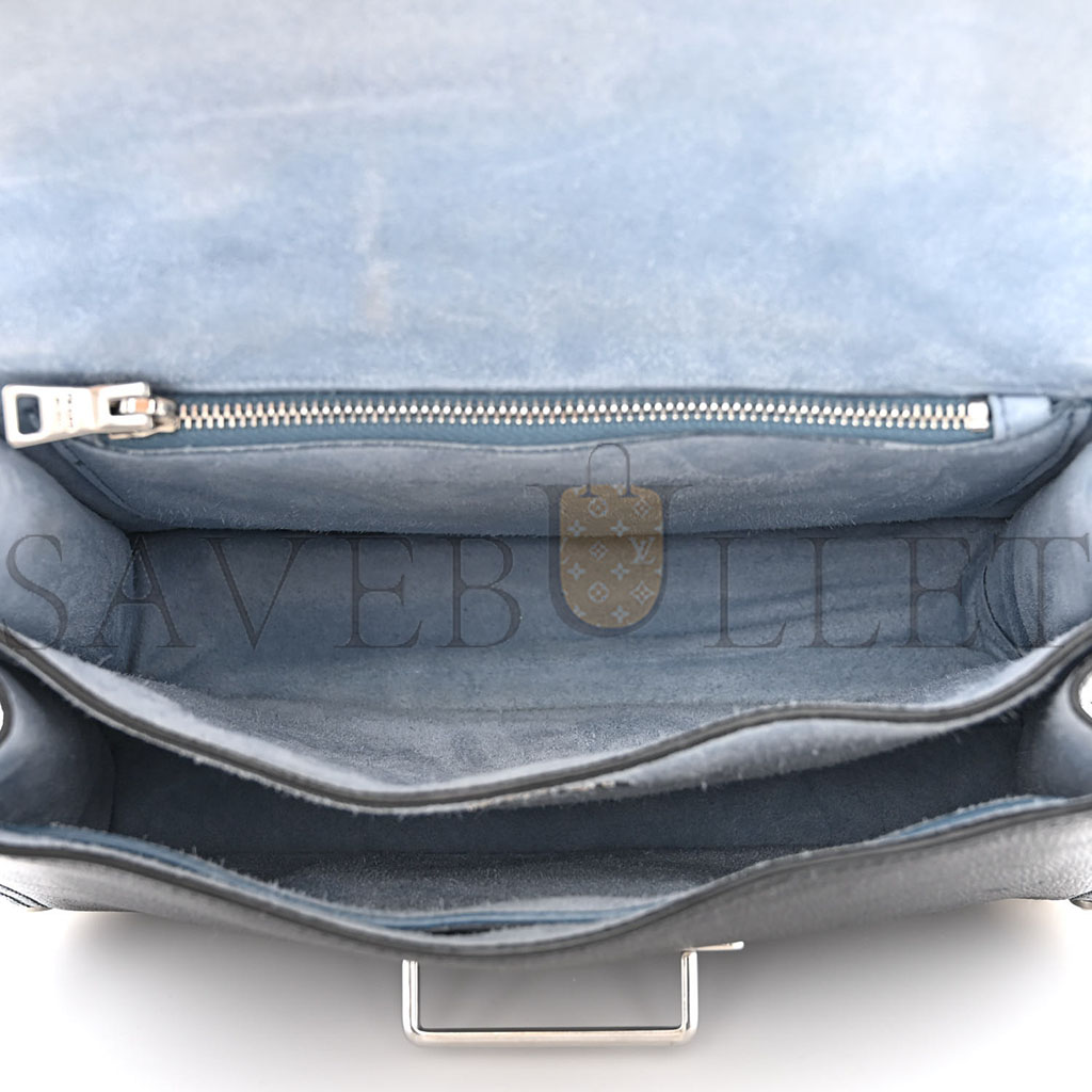 PRADA GLACE CALFSKIN LARGE SOFT CAHIER BAG BLACK (23*17*8cm) PRADA GLACE CALFSKIN LARGE SOFT CAHIER BAG BLACK (23*17*8cm)