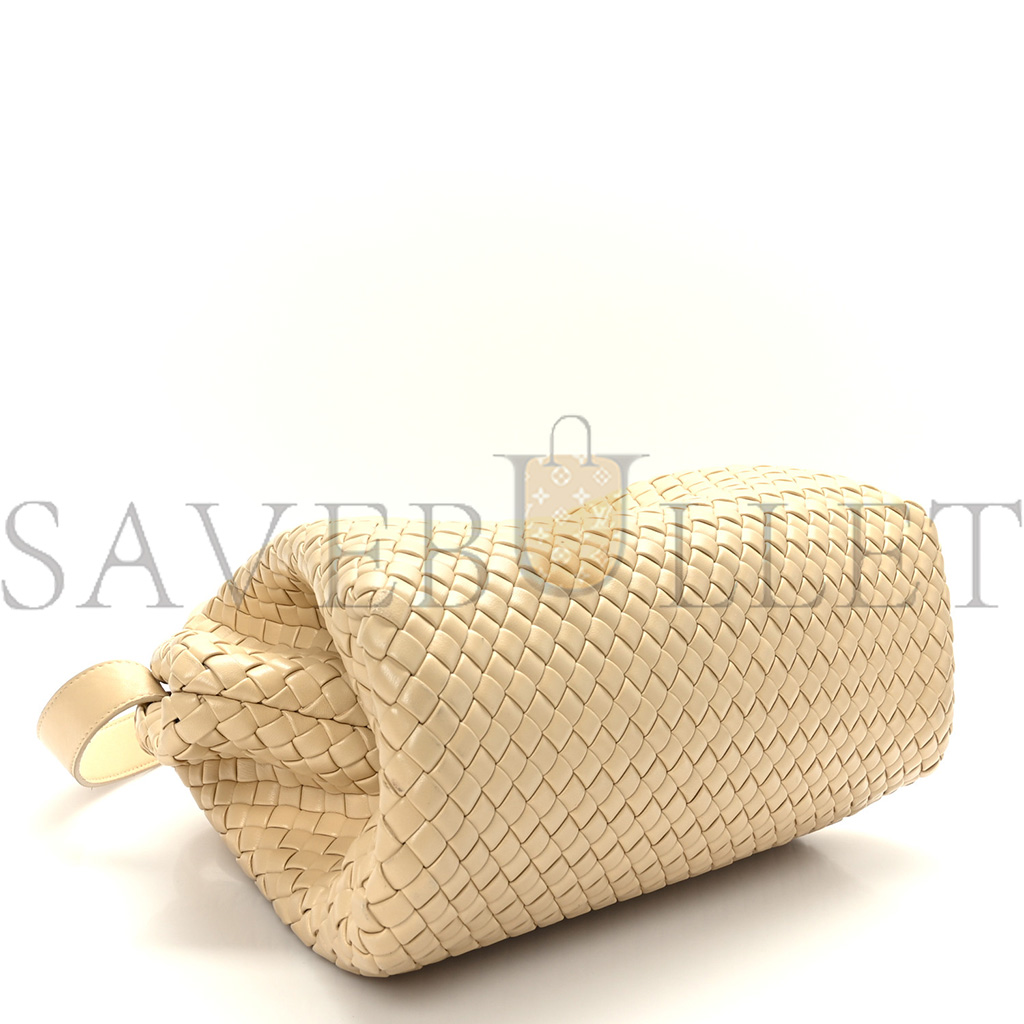 BOTTEGA VENETA NAPPA INTRECCIATO PADDED THE HANDLE TOTE PORRIDGE (37*25*9cm) BOTTEGA VENETA NAPPA INTRECCIATO PADDED THE HANDLE TOTE PORRIDGE (37*25*9cm)