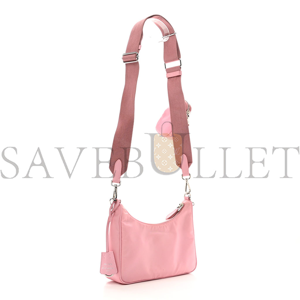 PRADA NYLON RE-EDITION 2005 SHOULDER BAG ROSA (22*17*6m) PRADA NYLON RE-EDITION 2005 SHOULDER BAG ROSA (22*17*6m)