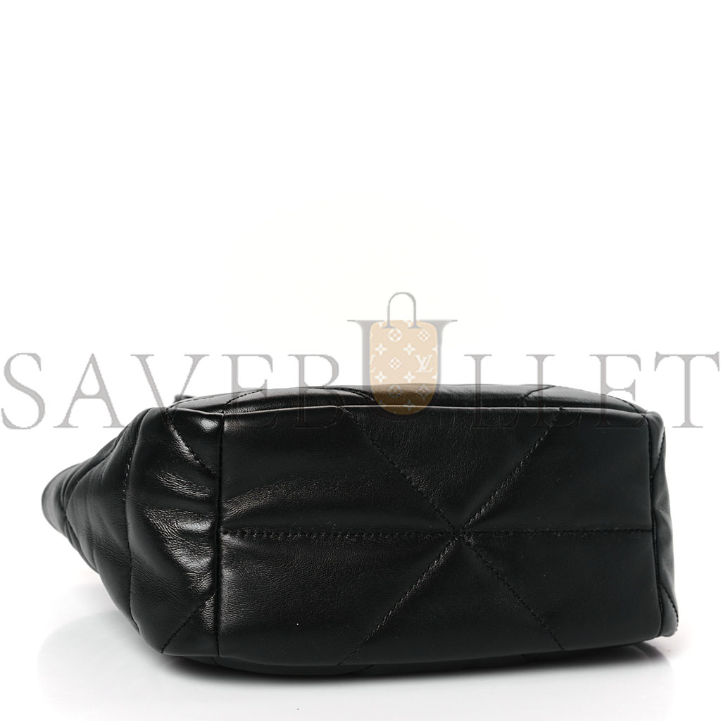 PRADA NAPPA QUILTED SMALL TOTE BLACK (29*24*11cm) PRADA NAPPA QUILTED SMALL TOTE BLACK (29*24*11cm)
