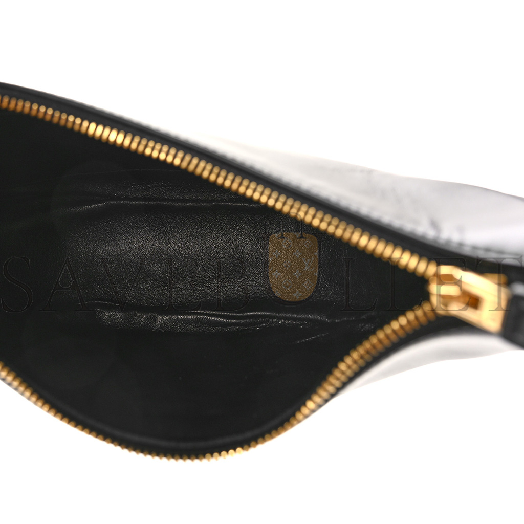 PRADA NAPPA ARQUE SHOULDER BAG BLACK (23*14*6cm) PRADA NAPPA ARQUE SHOULDER BAG BLACK (23*14*6cm)