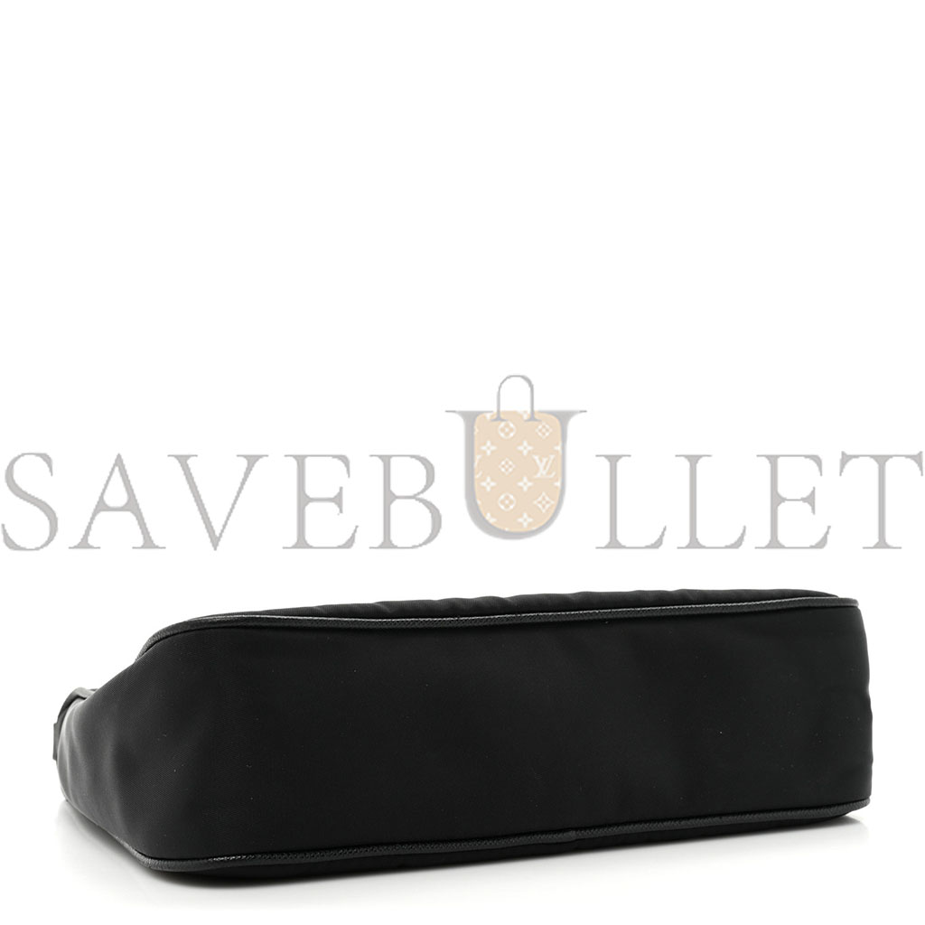 PRADA NYLON RE-EDITION 2005 SHOULDER BAG BLACK (22*16*6cm) PRADA NYLON RE-EDITION 2005 SHOULDER BAG BLACK (22*16*6cm)