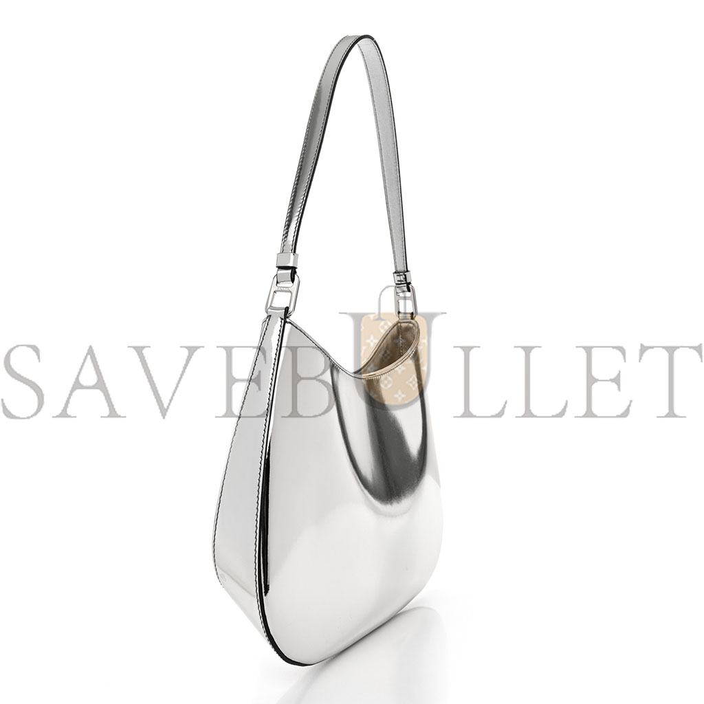 PRADA METALLIC SPAZZOLATO CLEO SHOULDER BAG ARGENTO (28*18*5cm) PRADA METALLIC SPAZZOLATO CLEO SHOULDER BAG ARGENTO (28*18*5cm)
