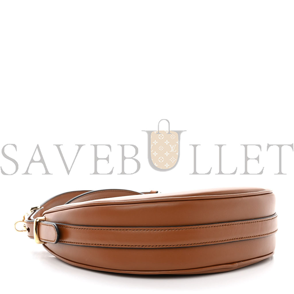 PRADA NAPPA ARQUE SHOULDER BAG BROWN (23*18*6cm) PRADA NAPPA ARQUE SHOULDER BAG BROWN (23*18*6cm)