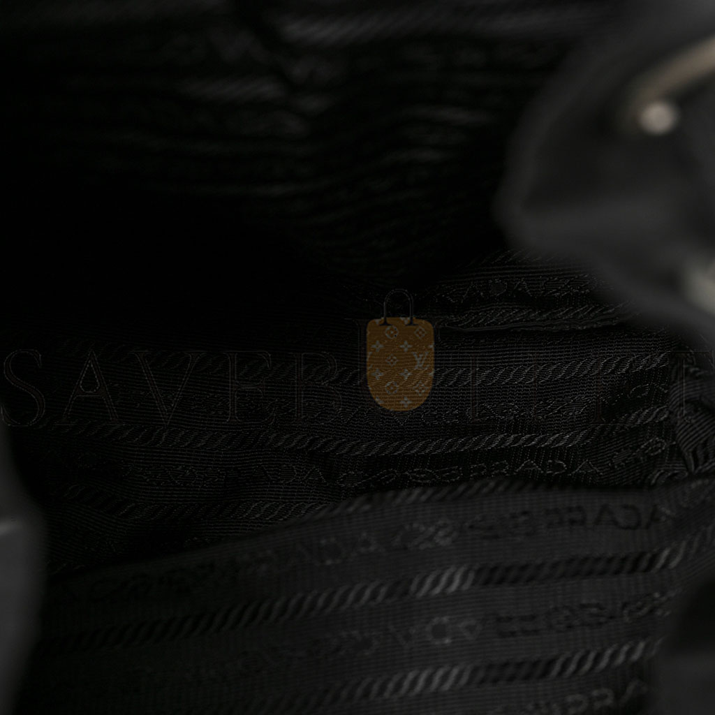 PRADA NYLON VELA MEDIUM BACKPACK BLACK (29*29*14cm) PRADA NYLON VELA MEDIUM BACKPACK BLACK (29*29*14cm)