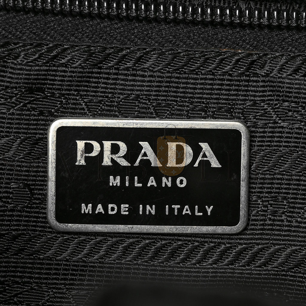 PRADA NYLON VELA BAG BLACK (33*24*15cm) PRADA NYLON VELA BAG BLACK (33*24*15cm)