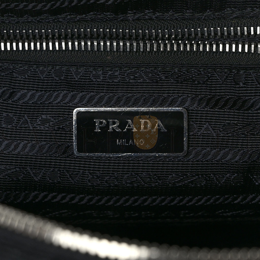 PRADA NYLON TESSUTO IMPUNTU QUILTED BACKPACK BLACK (23*23*11cm) PRADA NYLON TESSUTO IMPUNTU QUILTED BACKPACK BLACK (23*23*11cm)