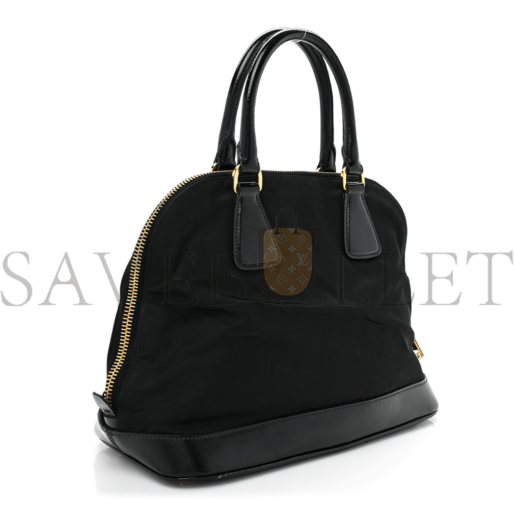 PRADA NYLON VELA BAG BLACK (33*24*15cm) PRADA NYLON VELA BAG BLACK (33*24*15cm)