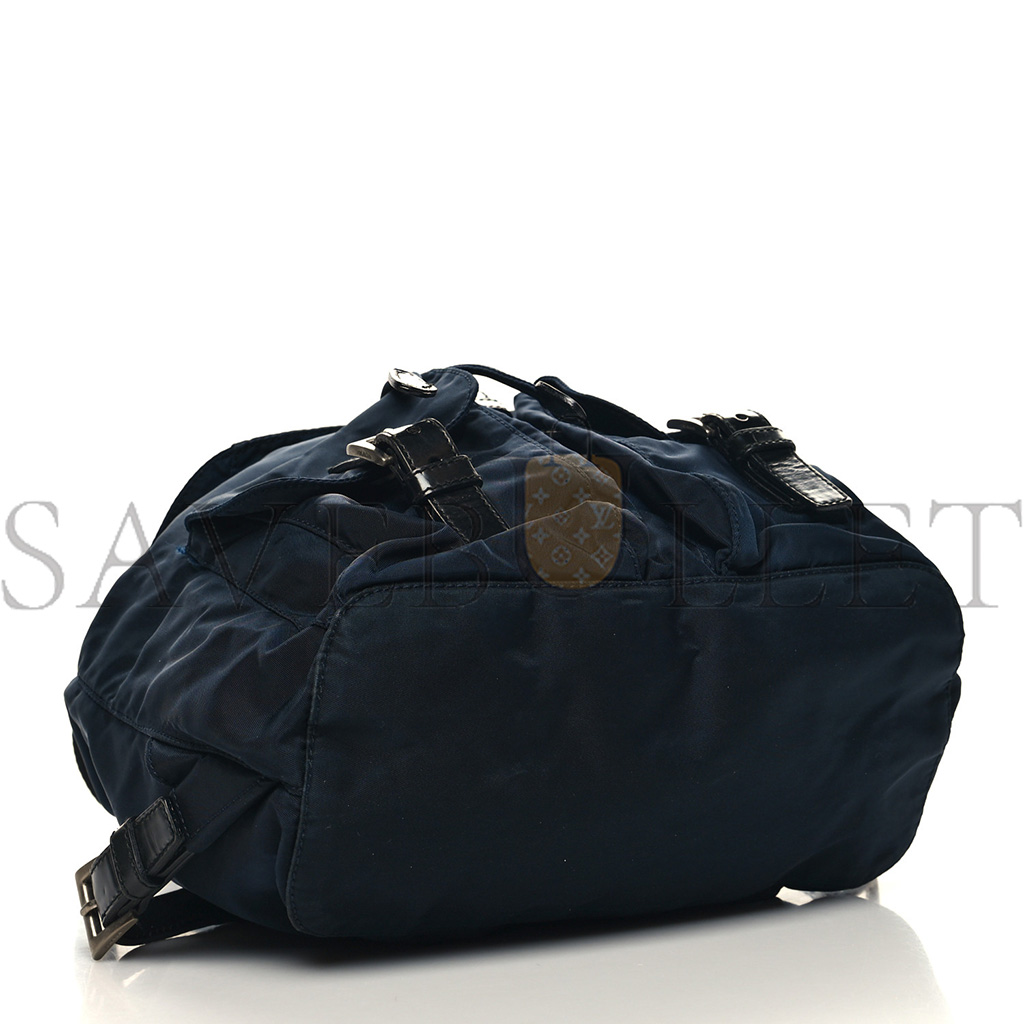 PRADA NYLON VELA SMALL BACKPACK NAVY (32*29*15cm) PRADA NYLON VELA SMALL BACKPACK NAVY (32*29*15cm)