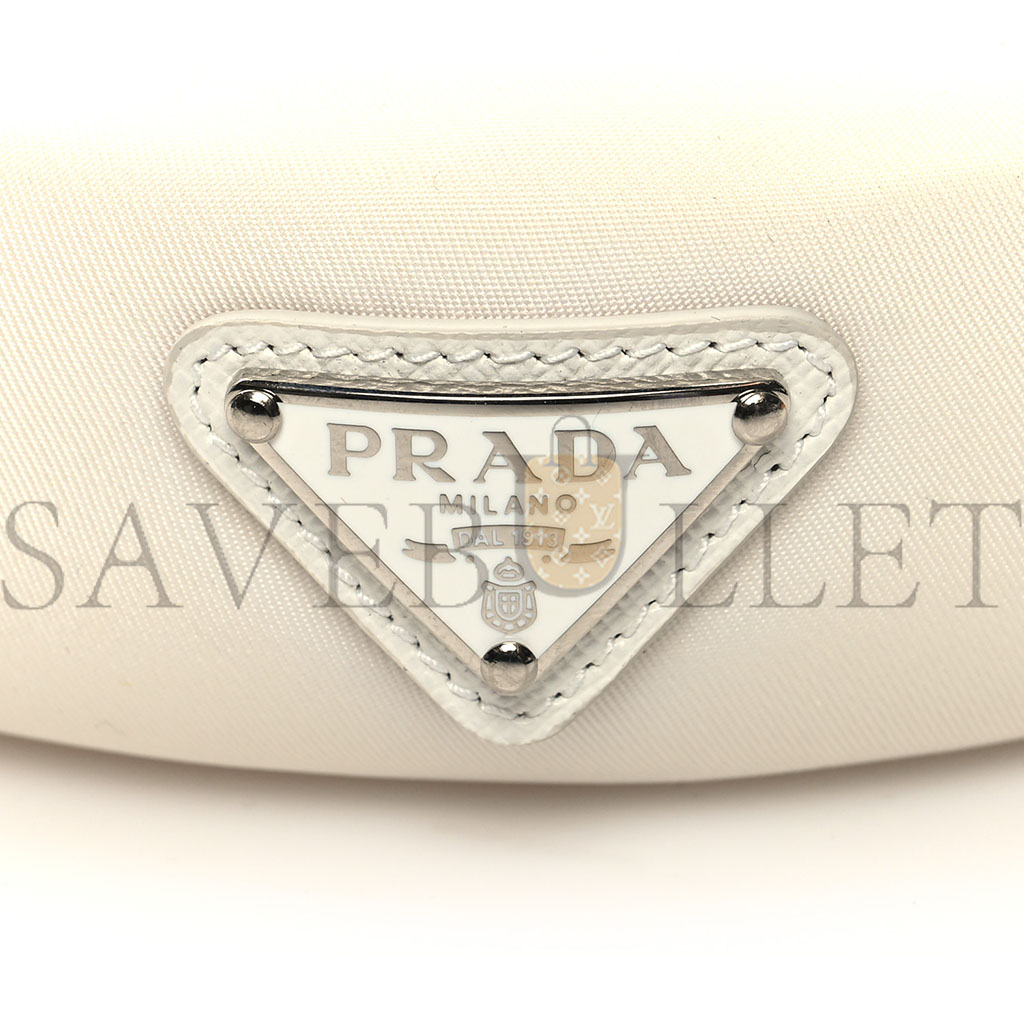 PRADA NYLON RE-NYLON HEADBAND WHITE PRADA NYLON RE-NYLON HEADBAND WHITE