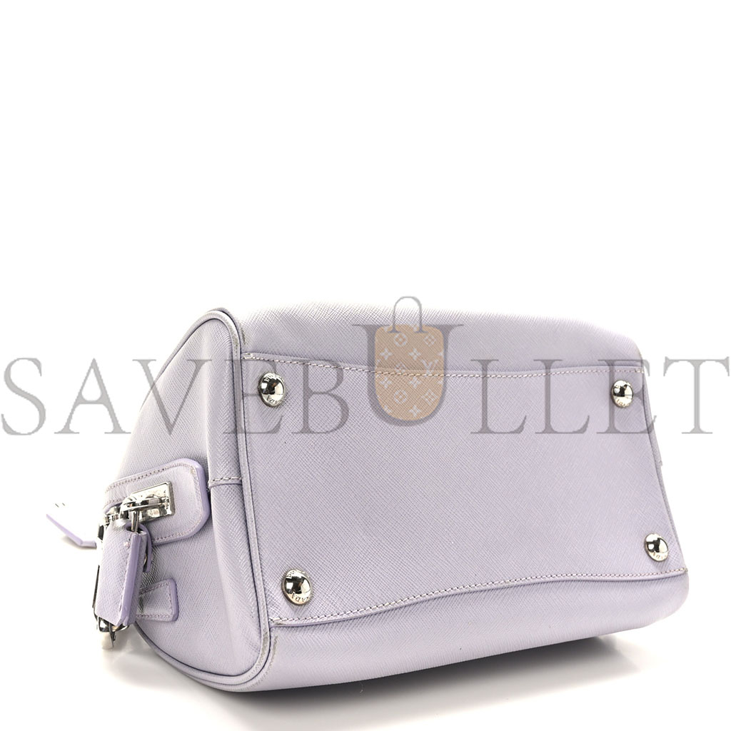 PRADA SAFFIANO LUX CONVERTIBLE BOWLER GLICINE (24*15*14cm) PRADA SAFFIANO LUX CONVERTIBLE BOWLER GLICINE (24*15*14cm)