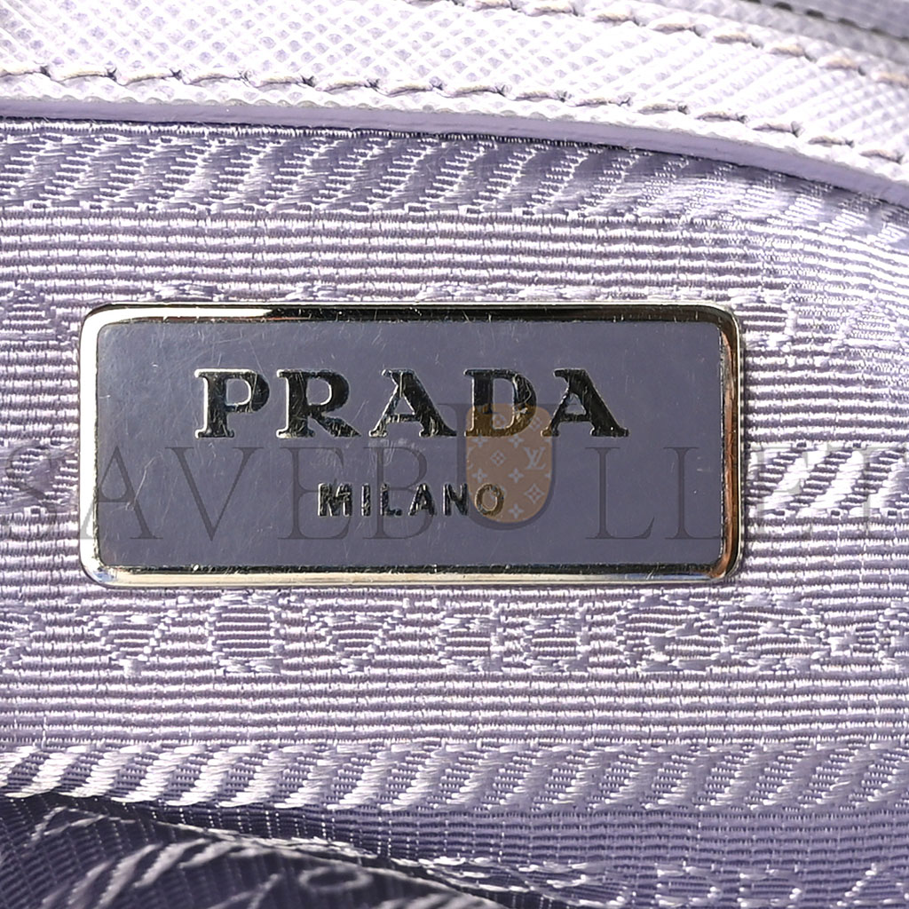 PRADA SAFFIANO LUX CONVERTIBLE BOWLER GLICINE (24*15*14cm) PRADA SAFFIANO LUX CONVERTIBLE BOWLER GLICINE (24*15*14cm)