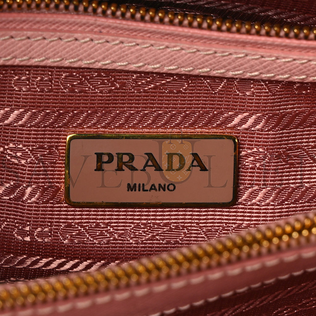 PRADA SAFFIANO LUX SMALL PROMENADE TOTE ORCHIDEA (25*17*11cm) PRADA SAFFIANO LUX SMALL PROMENADE TOTE ORCHIDEA (25*17*11cm)