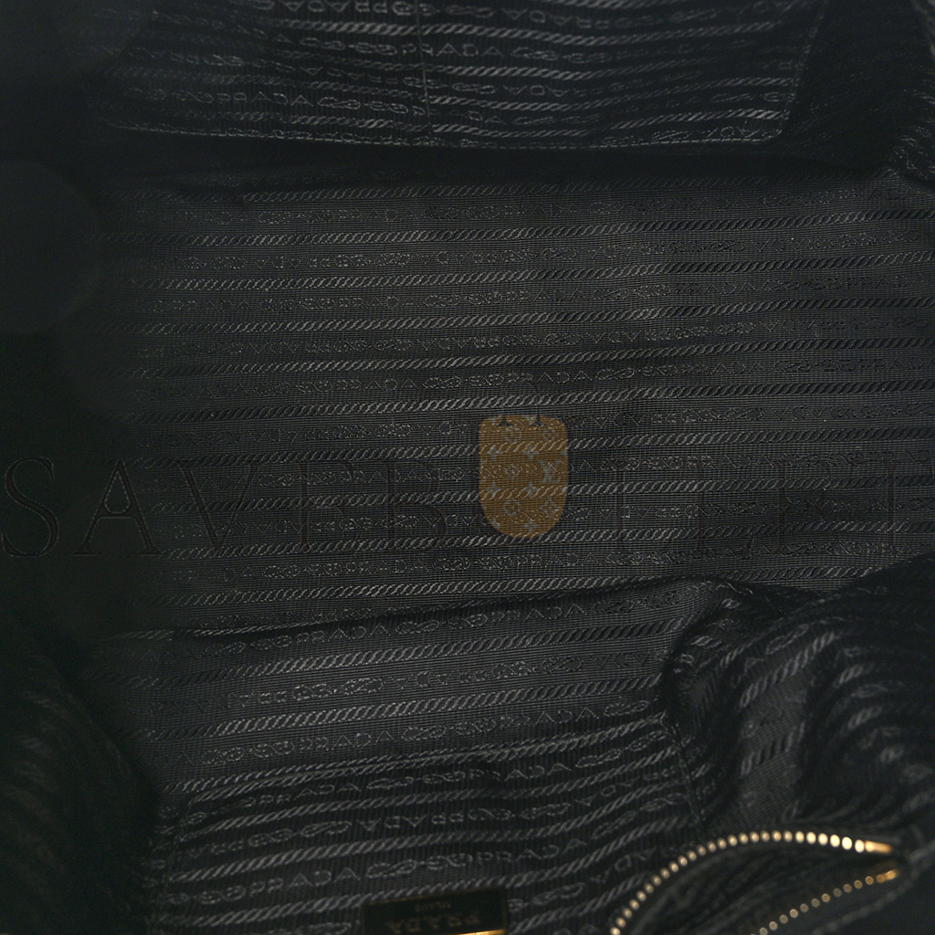 PRADA SAFFIANO LARGE GALLERIA DOUBLE ZIP TOTE BLACK (36*27*15cm) PRADA SAFFIANO LARGE GALLERIA DOUBLE ZIP TOTE BLACK (36*27*15cm)