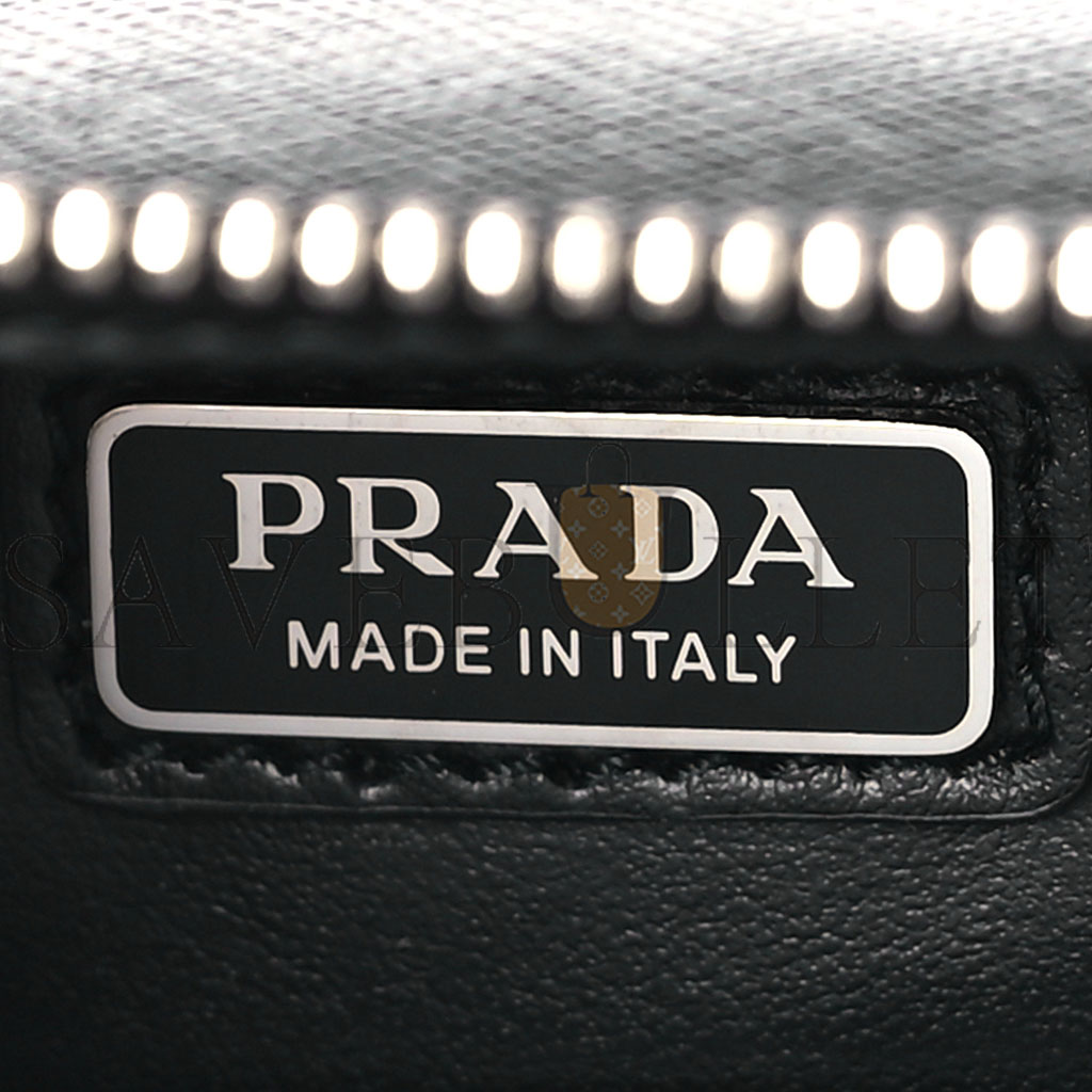 PRADA SAFFIANO TRAVEL MENS MEDIUM BRIQUE CROSSBODY BAG BLACK (22*17*6cm) PRADA SAFFIANO TRAVEL MENS MEDIUM BRIQUE CROSSBODY BAG BLACK (22*17*6cm)