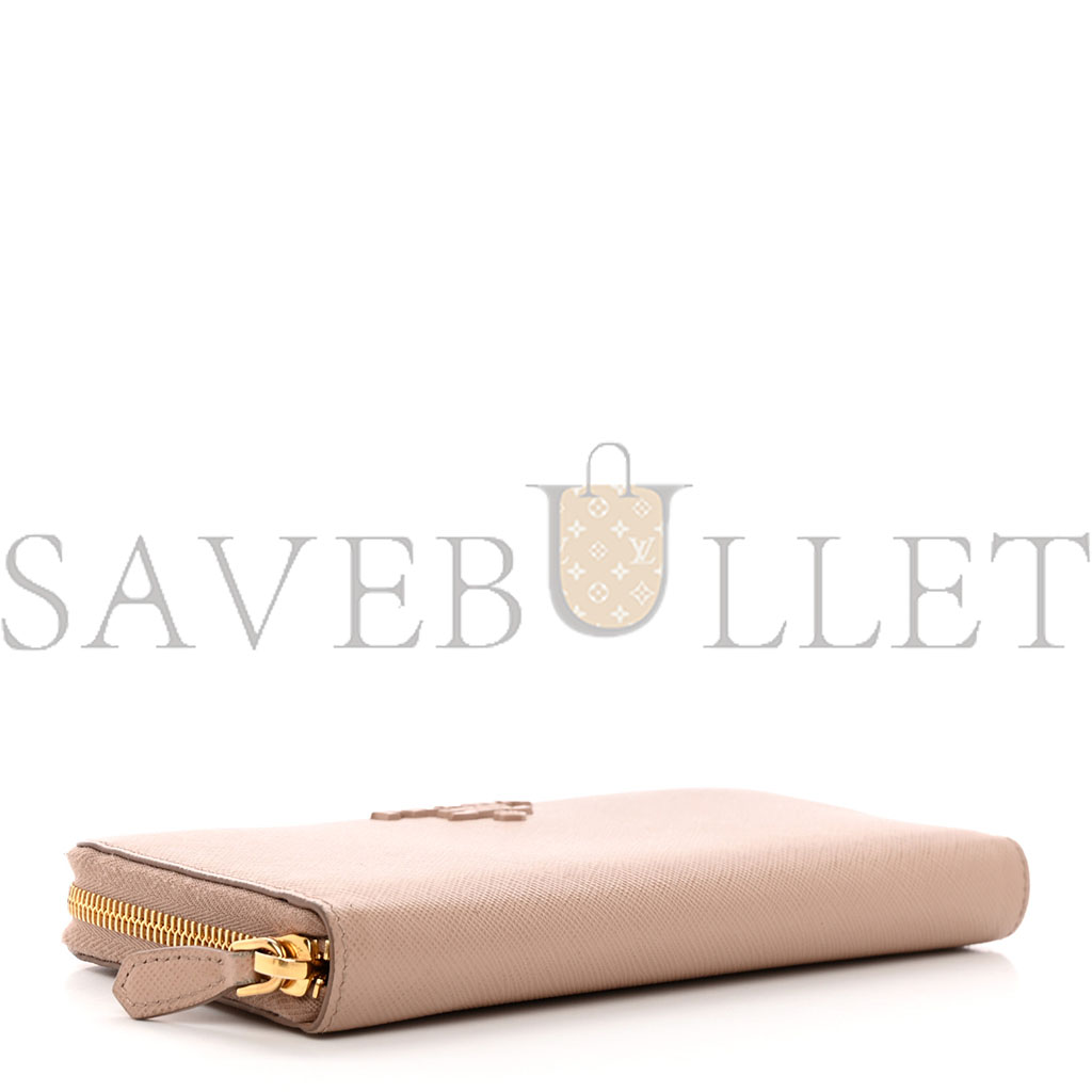 PRADA SAFFIANO SHINE ZIP AROUND WALLET CIPRIA (20*11*2cm) PRADA SAFFIANO SHINE ZIP AROUND WALLET CIPRIA (20*11*2cm)