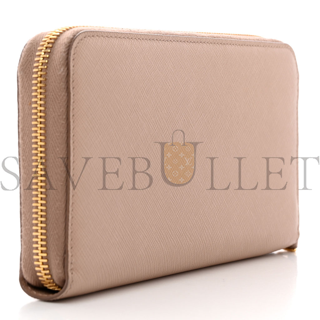 PRADA SAFFIANO SHINE ZIP AROUND WALLET CIPRIA (20*11*2cm) PRADA SAFFIANO SHINE ZIP AROUND WALLET CIPRIA (20*11*2cm)
