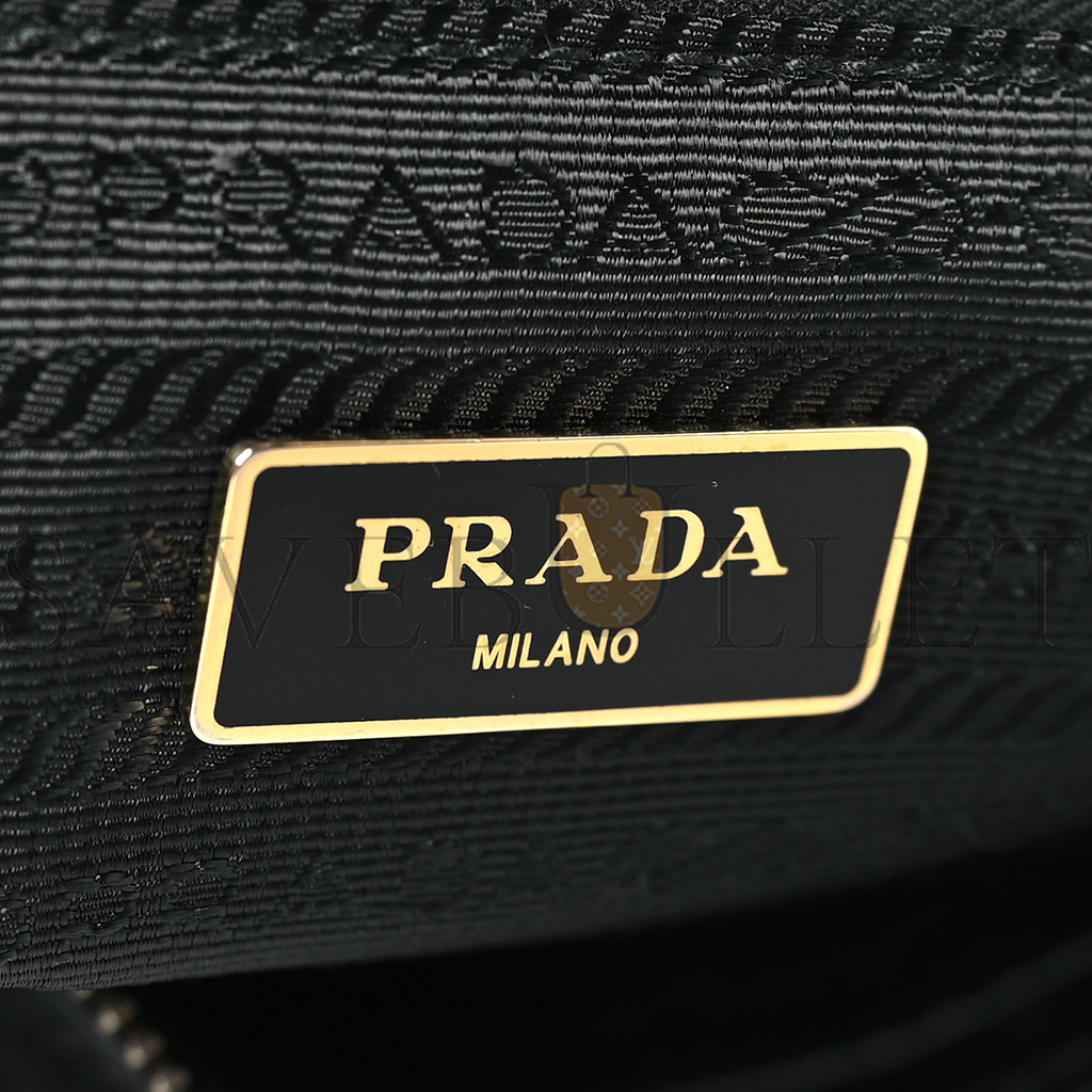 PRADA SAFFIANO TESSUTO NYLON SHOPPING TOTE BLACK (36*30*14cm) PRADA SAFFIANO TESSUTO NYLON SHOPPING TOTE BLACK (36*30*14cm)