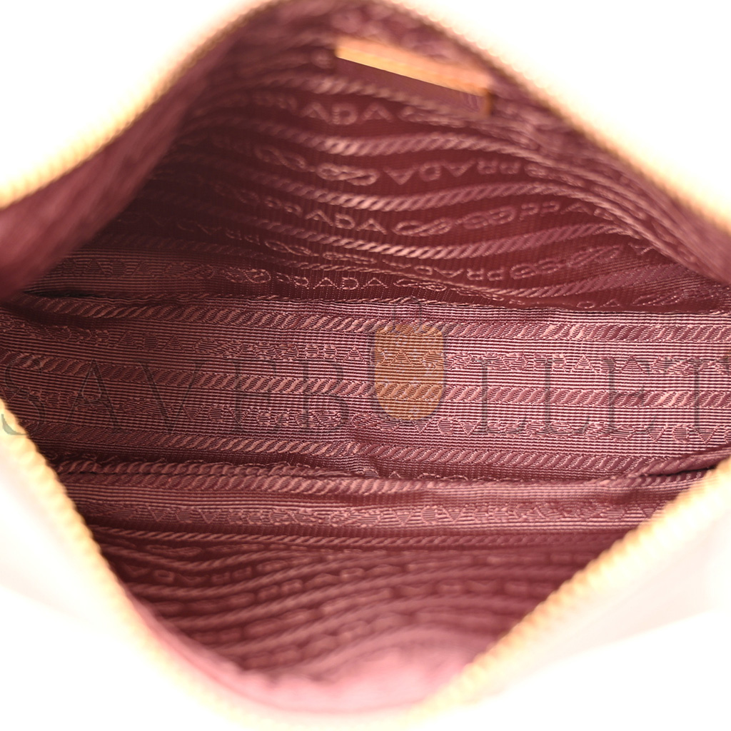 PRADA SAFFIANO RE-EDITION 2005 SHOULDER BAG ALABASTRO (22*17*6cm) PRADA SAFFIANO RE-EDITION 2005 SHOULDER BAG ALABASTRO (22*17*6cm)