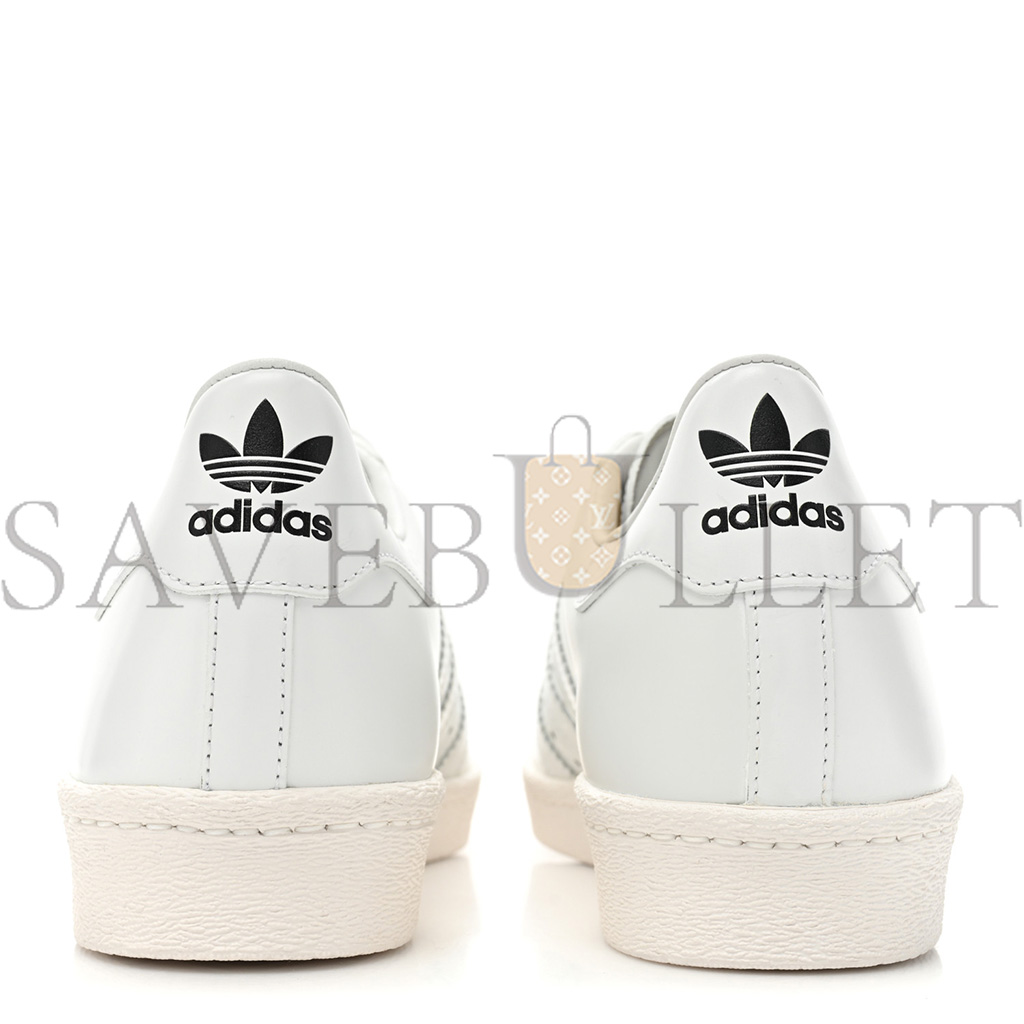 PRADA X ADIDAS CALFSKIN MENS SUPERSTAR 450 LOW TOP SNEAKERS 8 WHITE PRADA X ADIDAS CALFSKIN MENS SUPERSTAR 450 LOW TOP SNEAKERS 8 WHITE