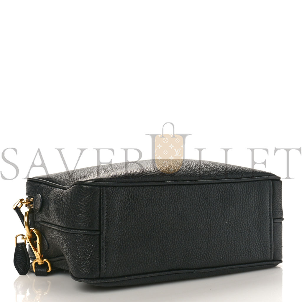 PRADA VITELLO DAINO CAMERA CROSSBODY BLACK (24*15*10cm) PRADA VITELLO DAINO CAMERA CROSSBODY BLACK (24*15*10cm)