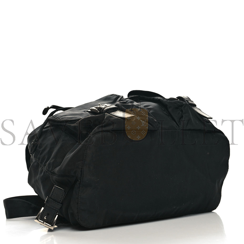 PRADA TESSUTO NYLON VELA BACKPACK BLACK (31*29*11cm) PRADA TESSUTO NYLON VELA BACKPACK BLACK (31*29*11cm)