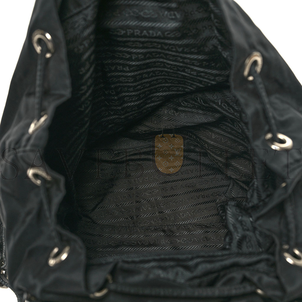 PRADA TESSUTO NYLON VELA BACKPACK BLACK (31*29*11cm) PRADA TESSUTO NYLON VELA BACKPACK BLACK (31*29*11cm)