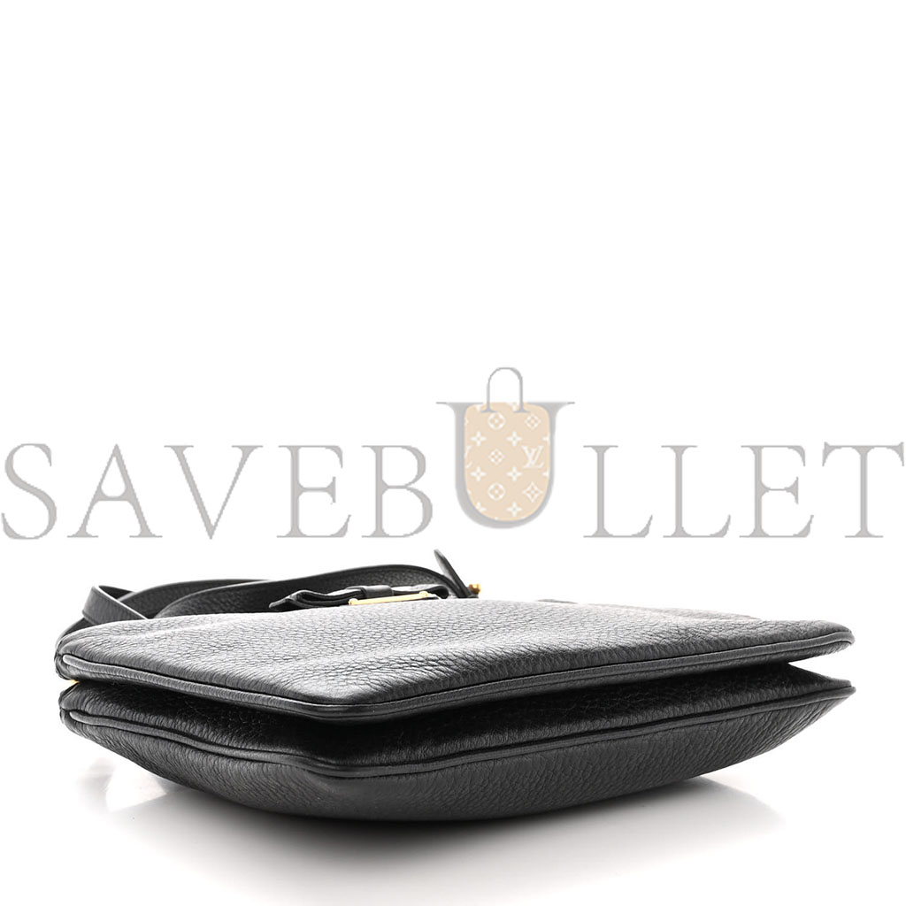 PRADA VITELLO DAINO DOUBLE ZIP CROSSBODY BAG BLACK (24*17*2cm) PRADA VITELLO DAINO DOUBLE ZIP CROSSBODY BAG BLACK (24*17*2cm)