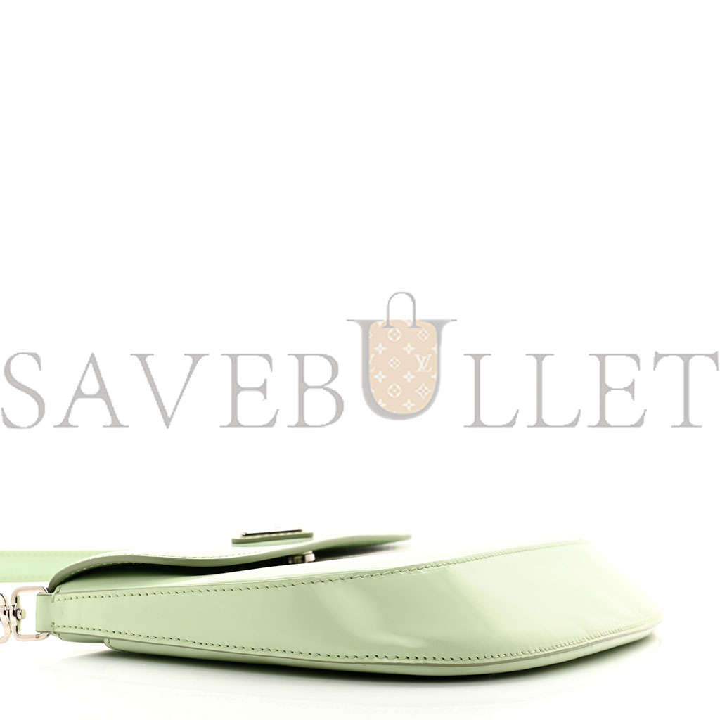 PRADA SPAZZOLATO CLEO FLAP SHOULDER BAG ACQUA (22*17*3cm) PRADA SPAZZOLATO CLEO FLAP SHOULDER BAG ACQUA (22*17*3cm)
