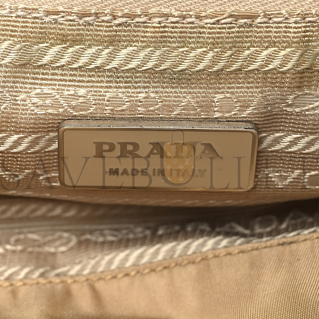 PRADA TESSUTO NYLON VELA SMALL BACKPACK CAMMELLO BLANCO (25*24*12cm) PRADA TESSUTO NYLON VELA SMALL BACKPACK CAMMELLO BLANCO (25*24*12cm)