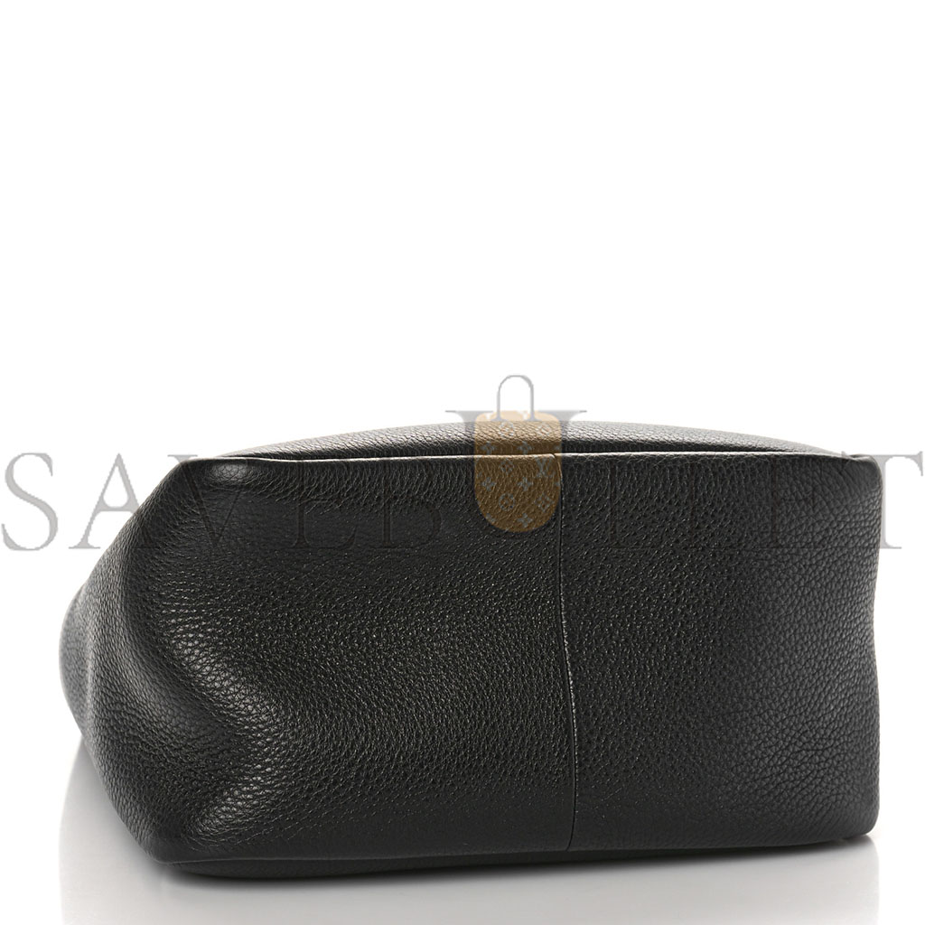 PRADA VITELLO DAINO DYNAMIQUE HOBO BLACK (23*20*13cm) PRADA VITELLO DAINO DYNAMIQUE HOBO BLACK (23*20*13cm)